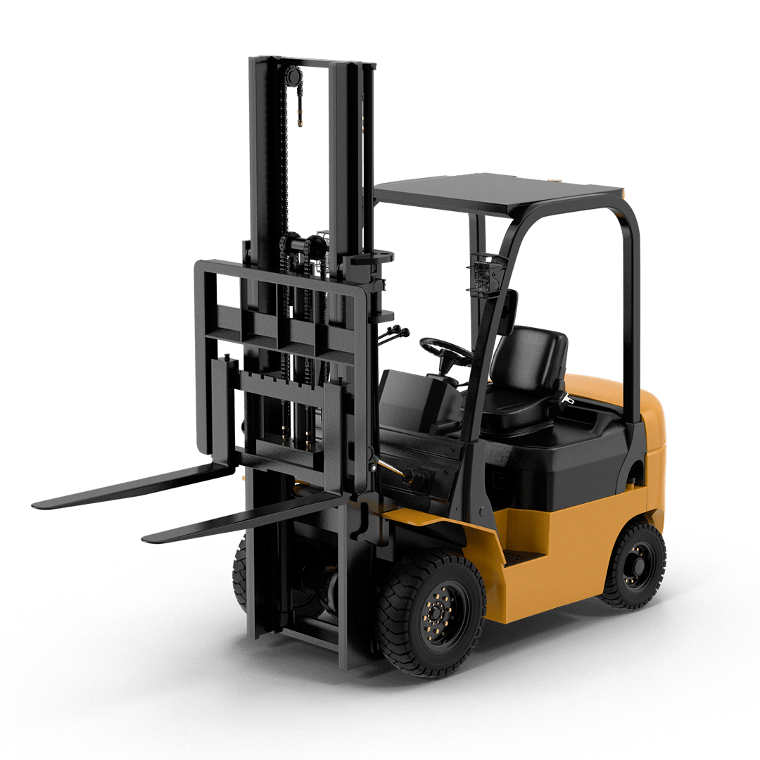 معدات ثقيلة في موقع عمل